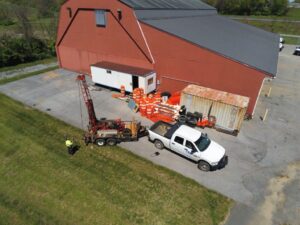 aerial photo of Triad drilling