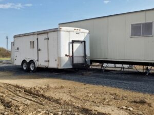 exterior of mobile laboratory